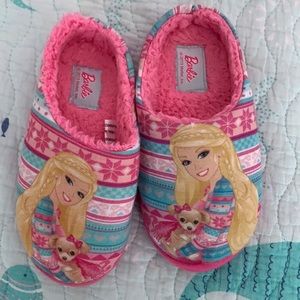 Barbie slippers size 11/12 toddler